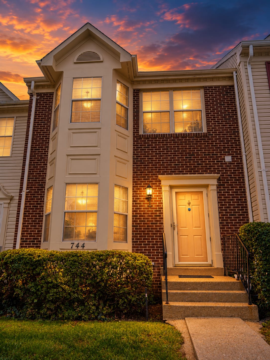 Client-supplied townhouse photo for A Fixer-Upper, a New Baby, and a New Beginning